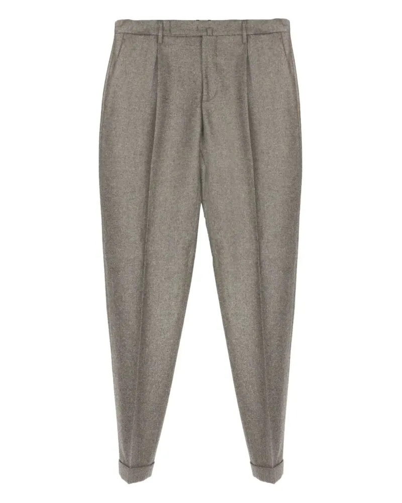 Briglia 1949 pleated tailored virgin-wool trousers - Grau Grau