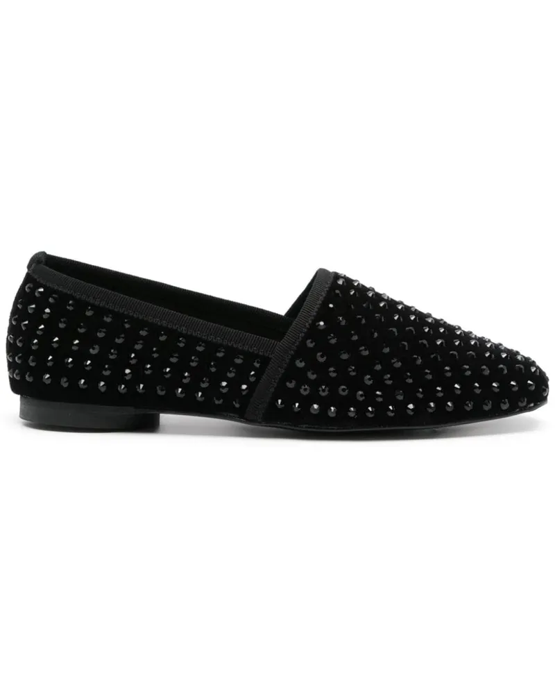 Castañer Ballerinas mit Strass - Schwarz Schwarz