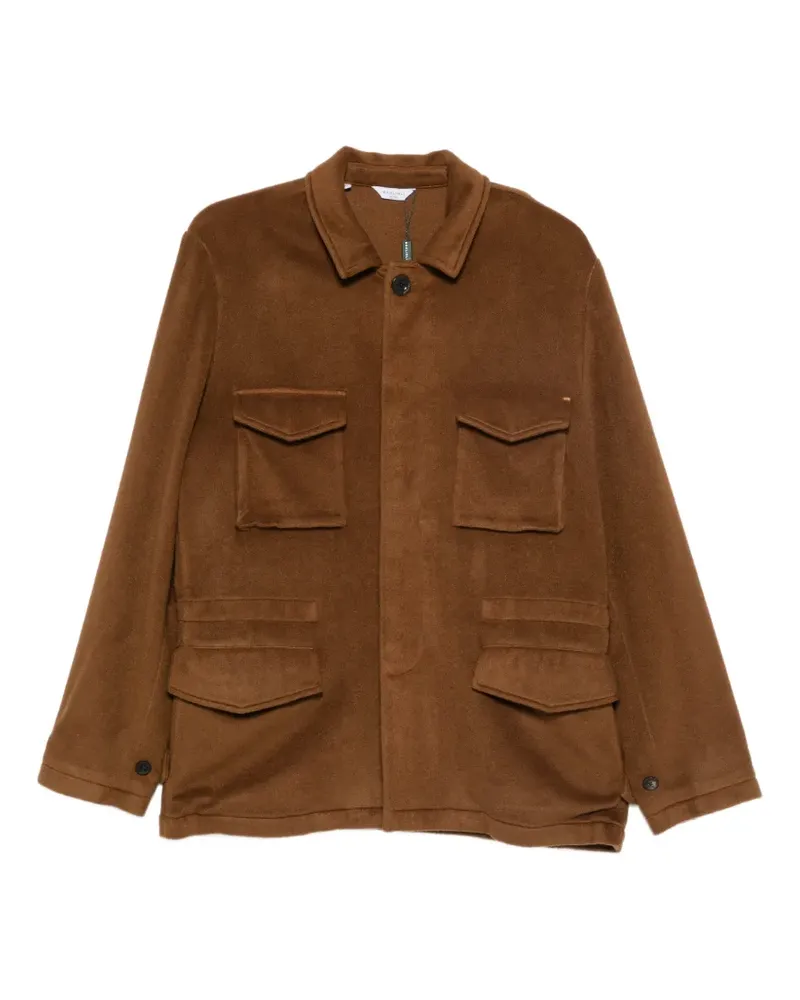 Boglioli Jacke mit vier Taschen - Braun Braun