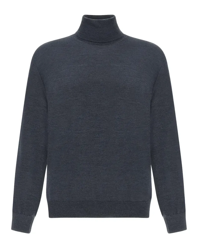 Paul & Shark Merinopullover mit Rollkragen - Blau Blau