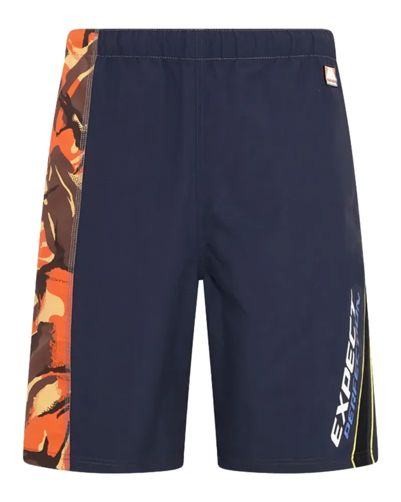 Martine Rose Badeshorts in Colour-Block-Optik - Blau Blau