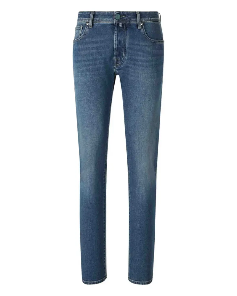 Jacob Cohën Jeans mit Logo-Patch - Blau Blau