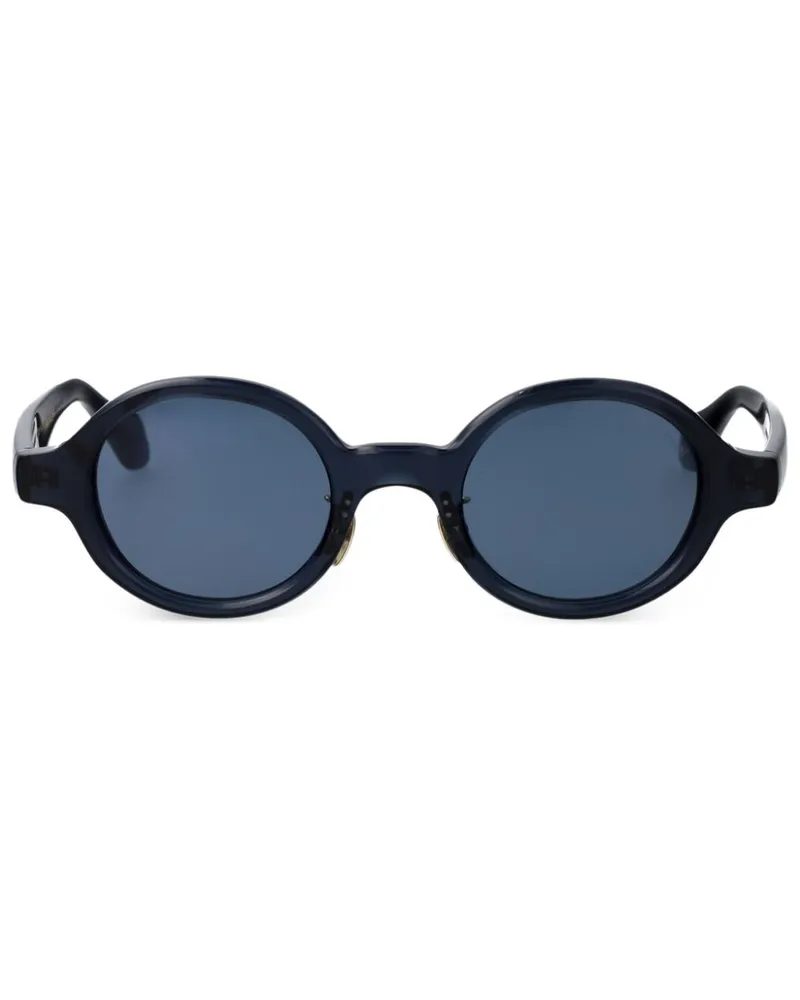 Giorgio Armani Sonnenbrille mit rundem Gestell - Blau Blau