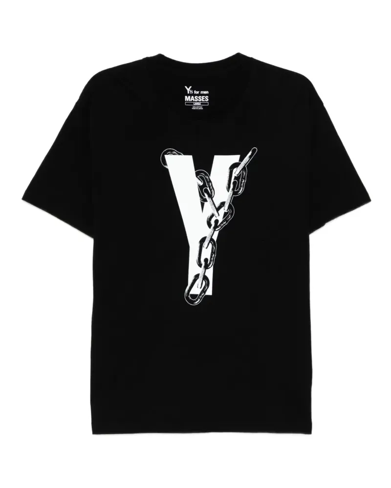 Yohji Yamamoto for men x Masses graphic-printed T-shirt - Schwarz Schwarz