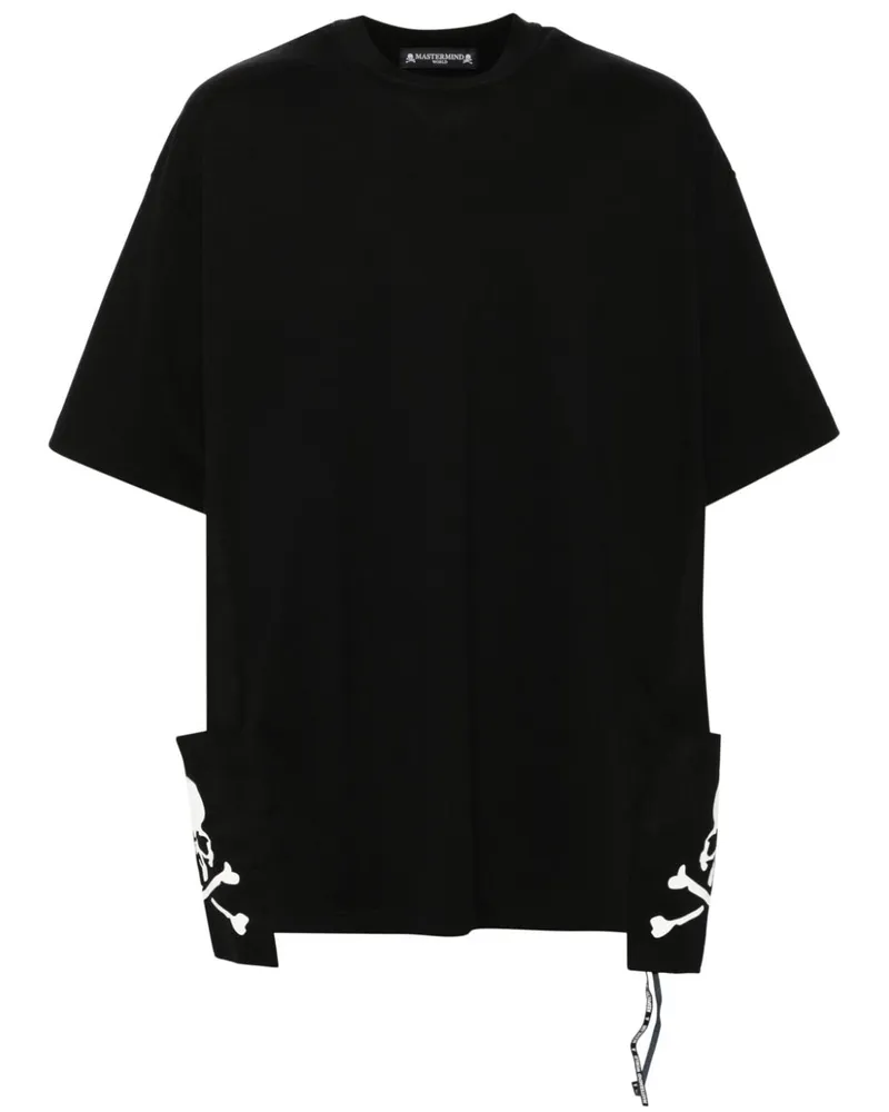 Mastermind World T-Shirt mit Logo-Print - Schwarz Schwarz