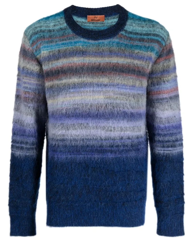 Missoni Gestreifter Pullover - Blau Blau