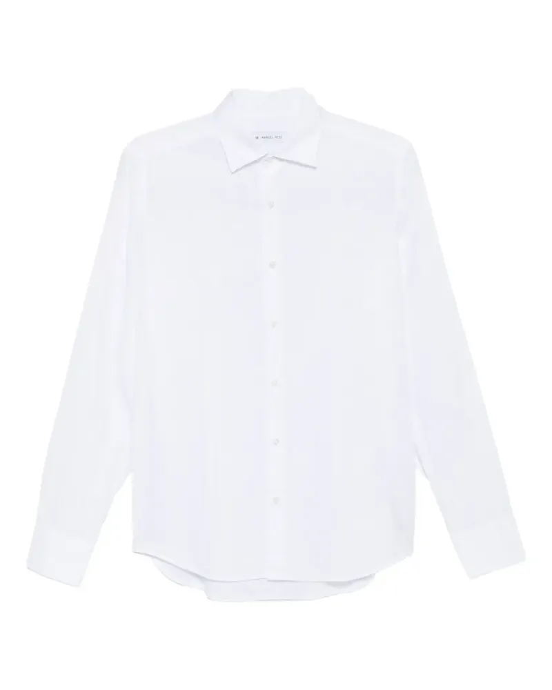 Manuel Ritz Klassisches Hemd - Weiß Weiß