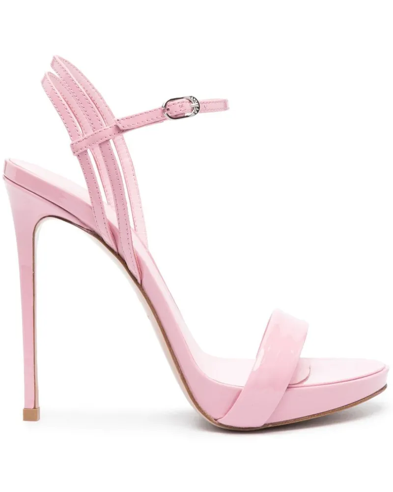 Le Silla Gwen Sandalen aus Lackleder 120mm - Rosa Rosa