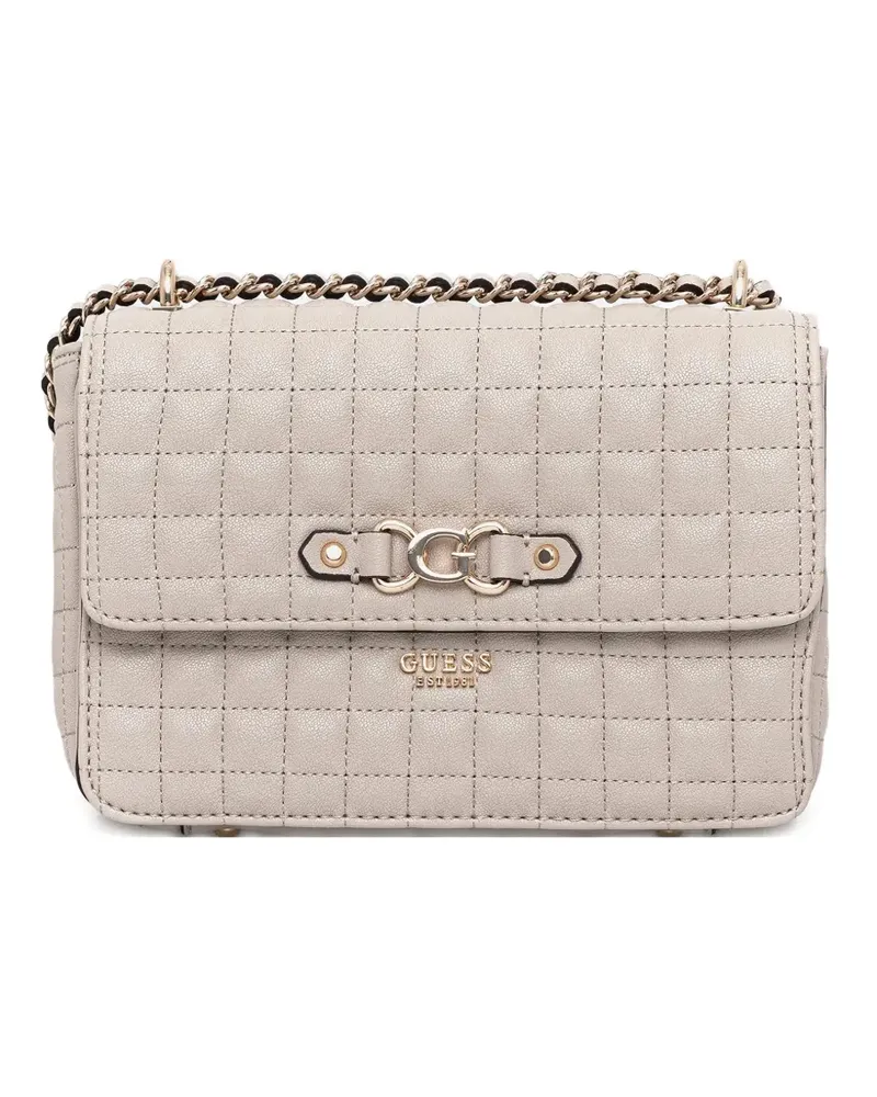Guess Mini Schultertasche mit Steppung - Nude Nude