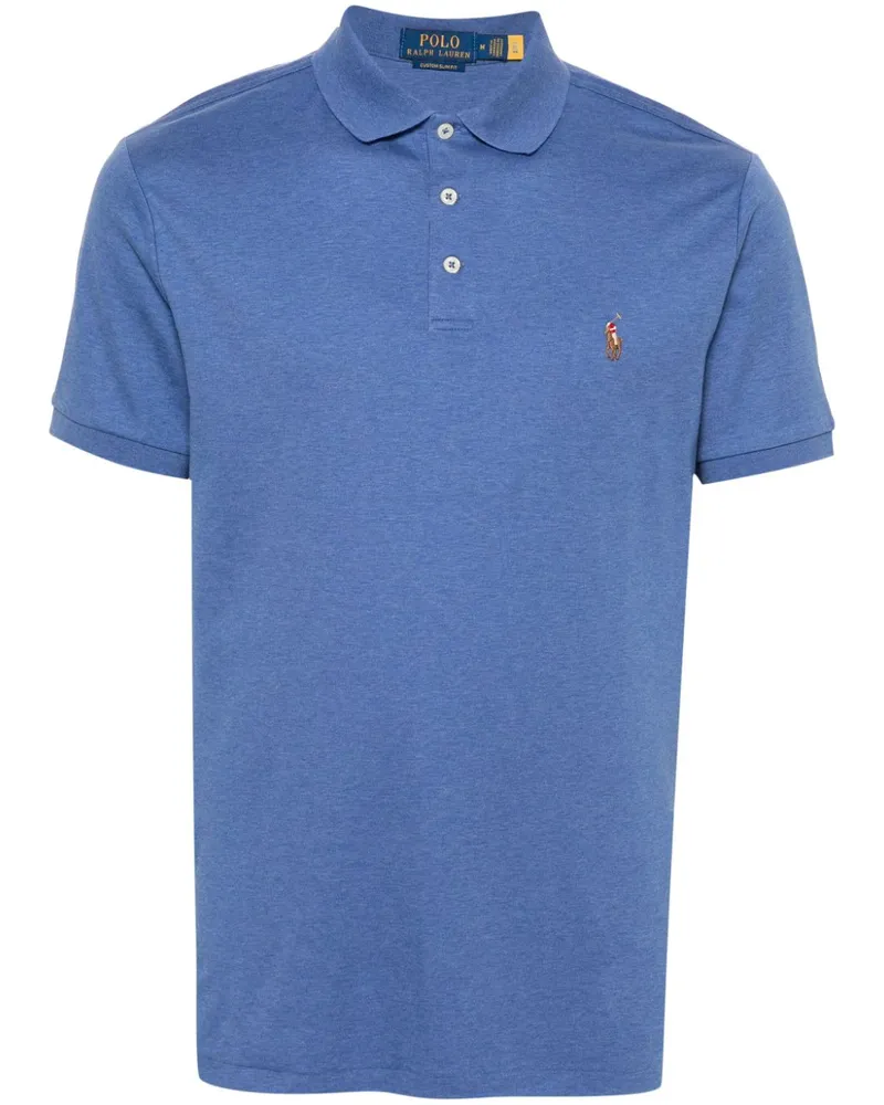 Ralph Lauren Poloshirt mit Logo-Stickerei - Blau Blau