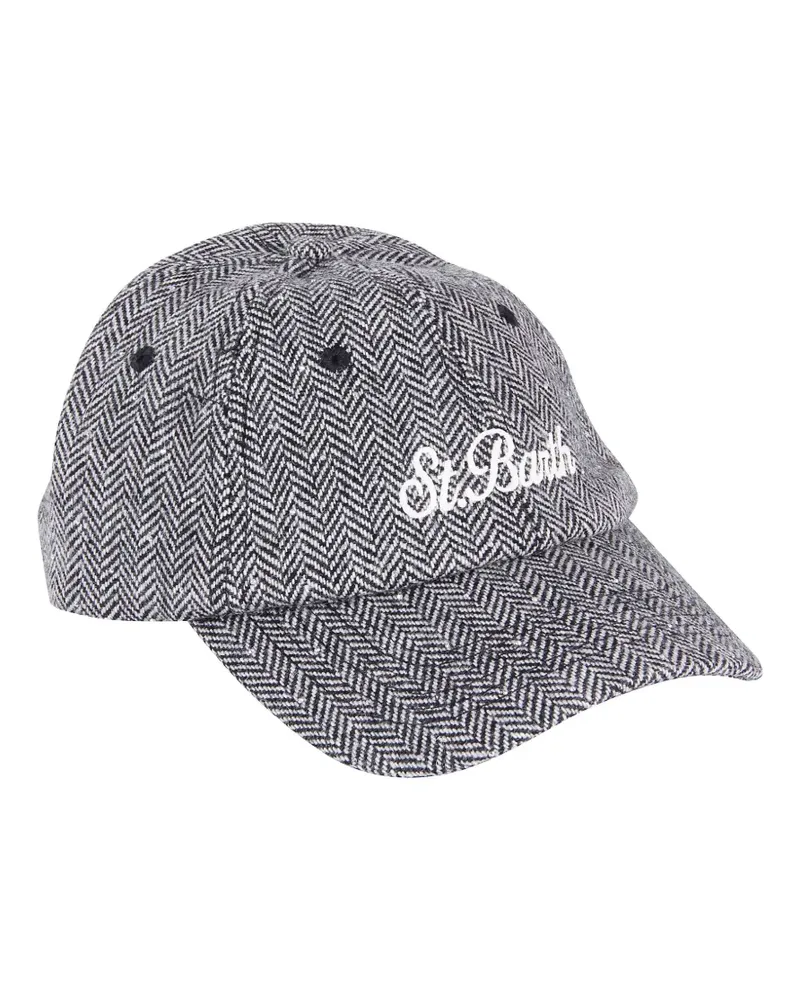 MC2 Saint Barth herringbone-pattern baseball cap - Grau Grau