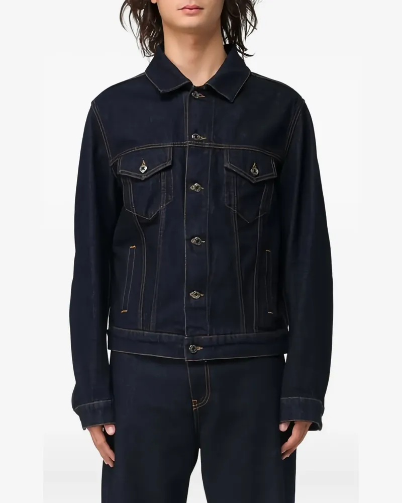 MSGM Geknöpfte Jeansjacke - Blau Blau