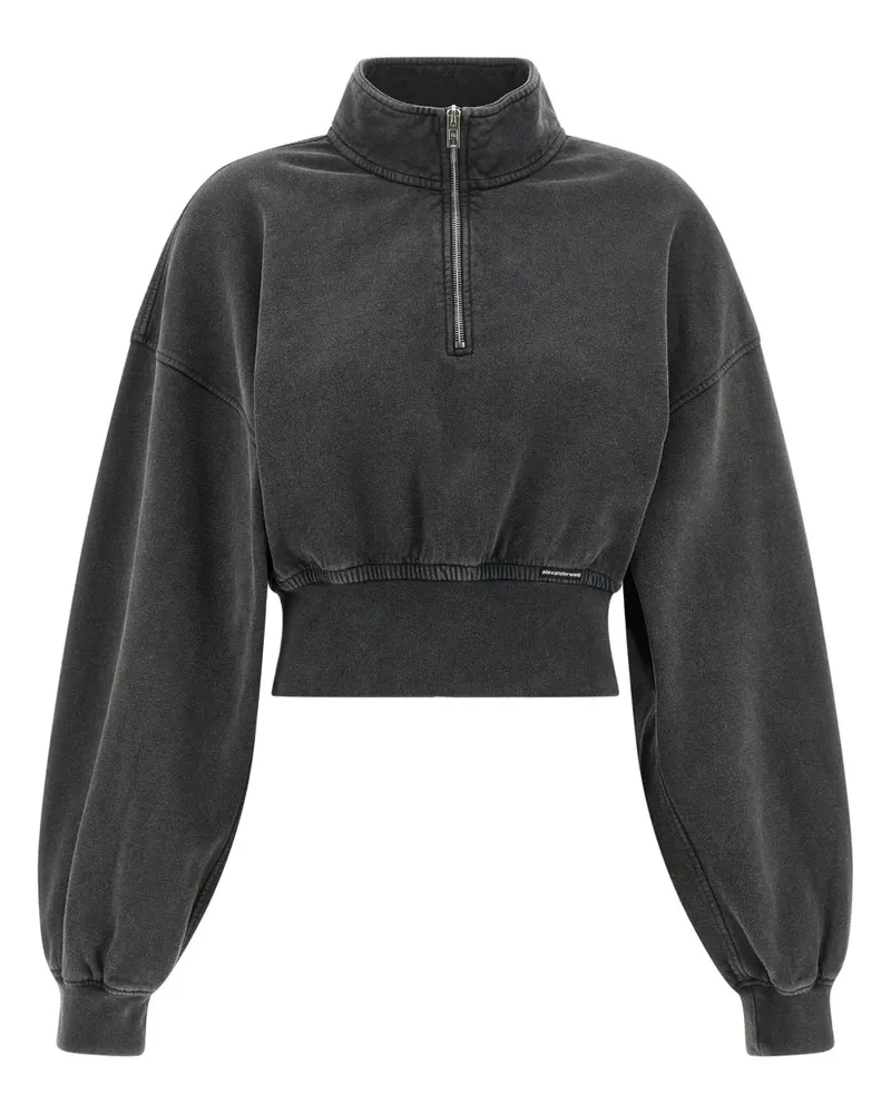 Alexander Wang Sweatshirt mit Reißverschluss - Grau Grau