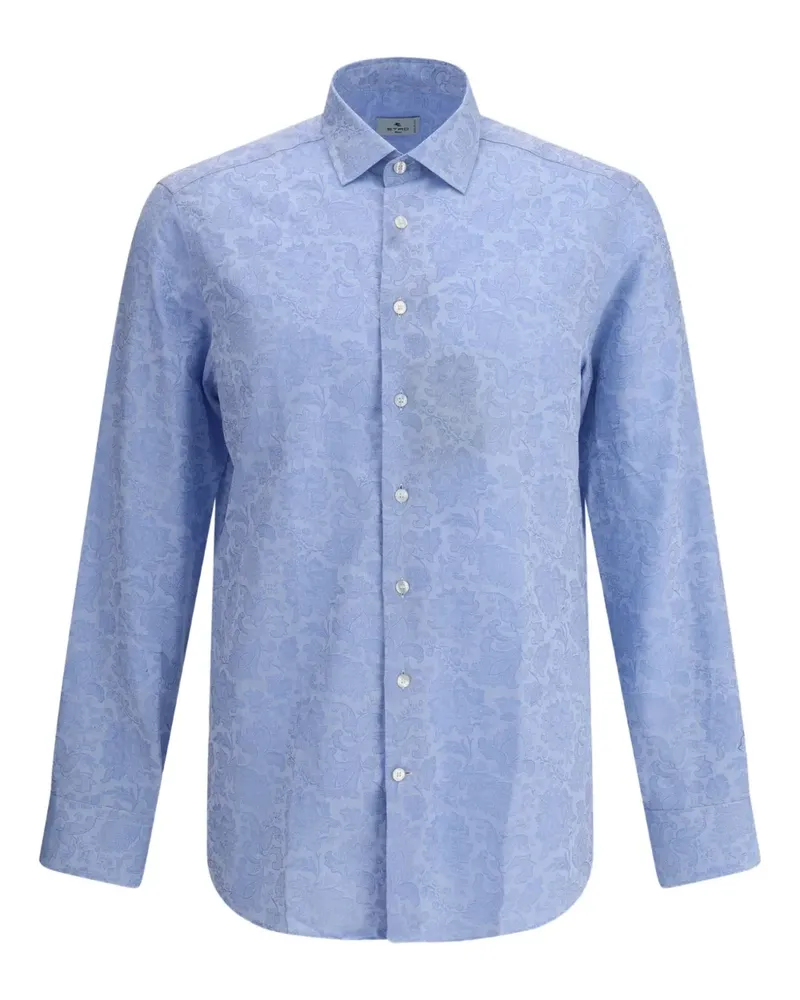 Etro Hemd mit Paisley-Print - Blau Blau