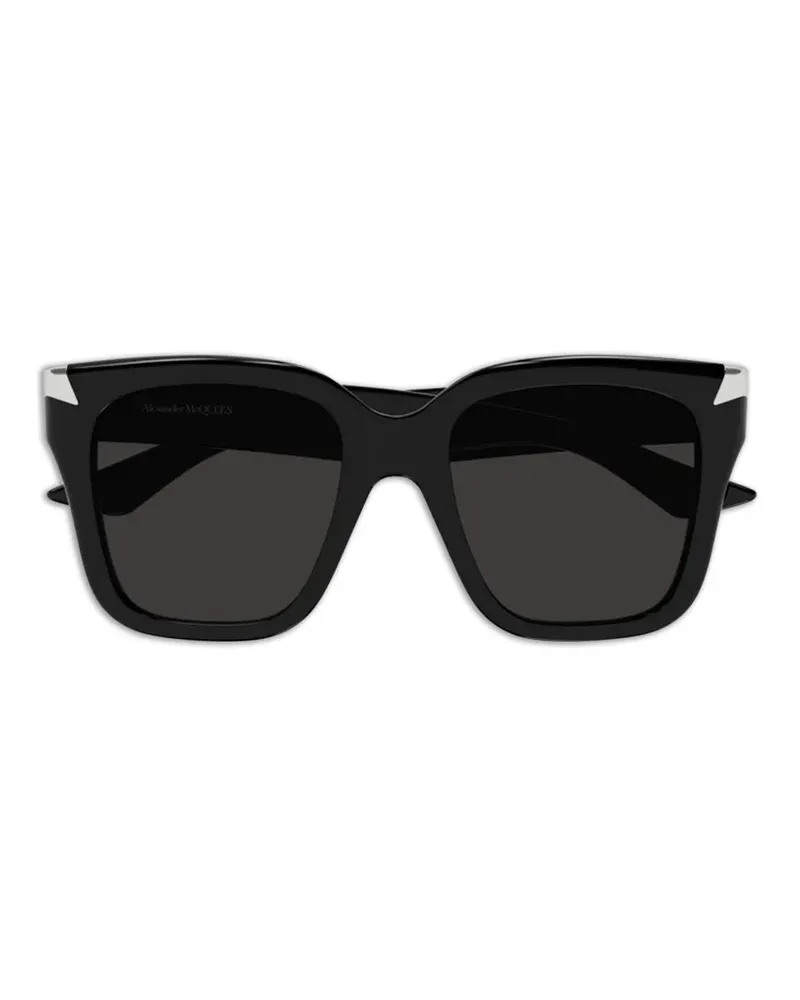Alexander McQueen square-frame sunglasses - Schwarz Schwarz
