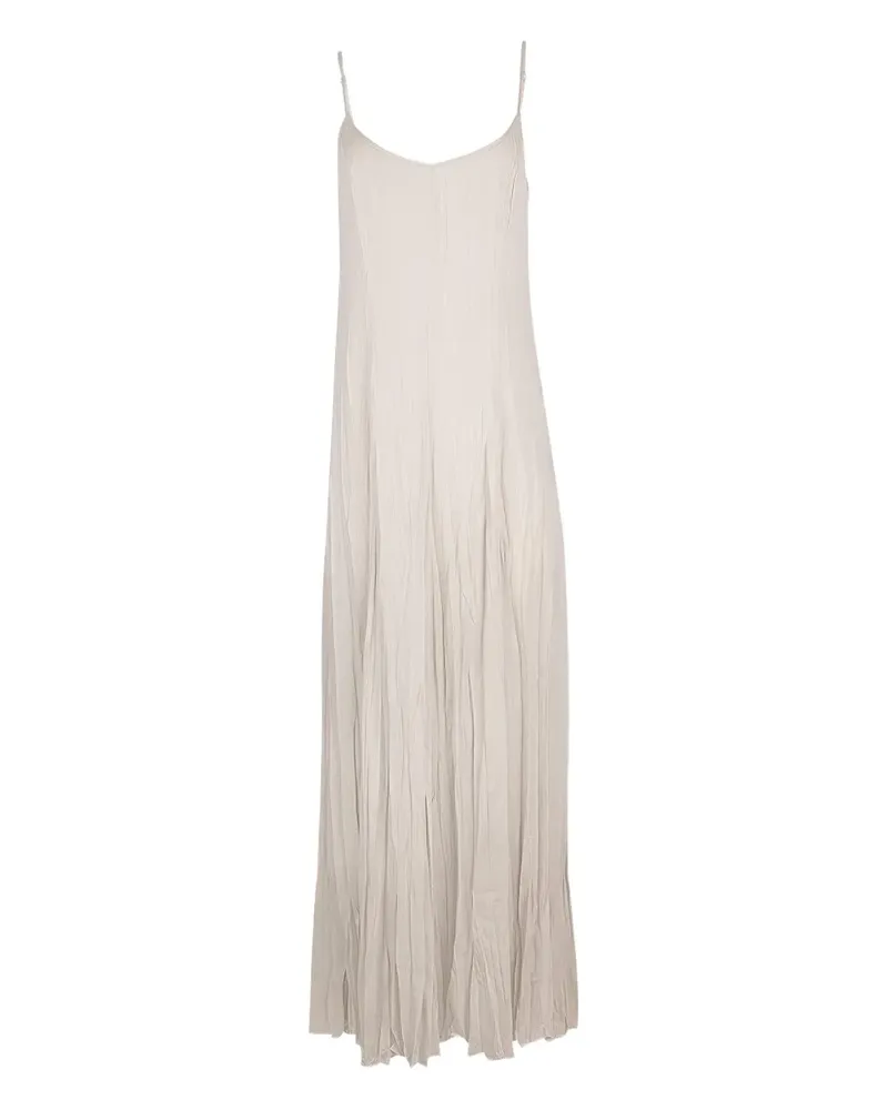 Michael Kors pleated maxi dress - Nude Nude