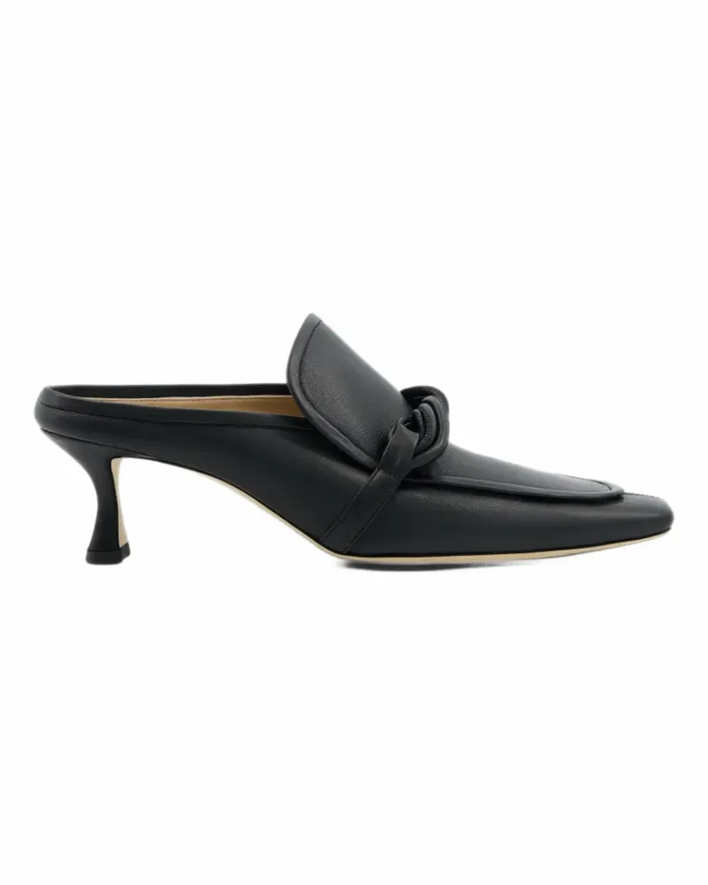 Carven Louis Mules mit Knoten - Schwarz Schwarz