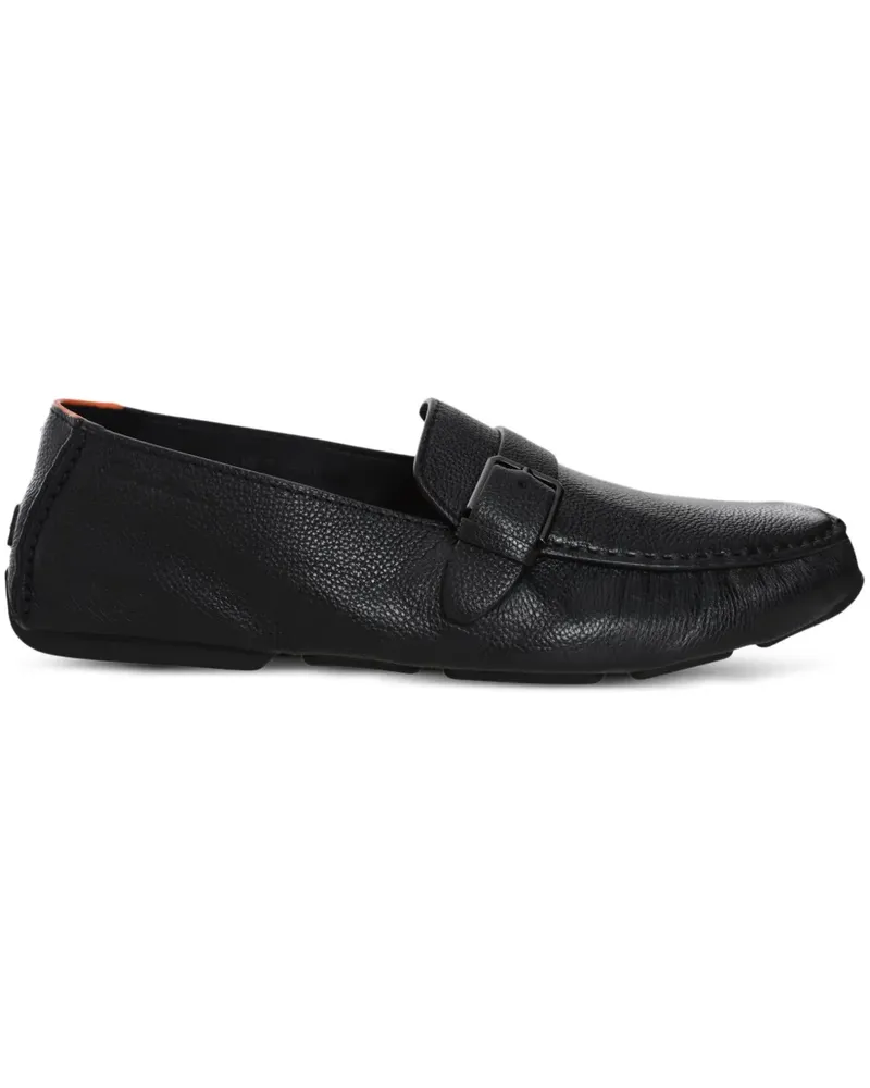 Santoni Hamel Loafer - Schwarz Schwarz