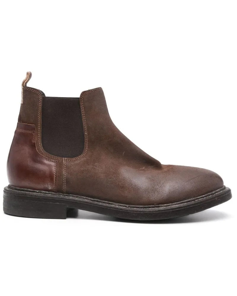 Moma Stiefel mit Logo-Detail - Braun Braun