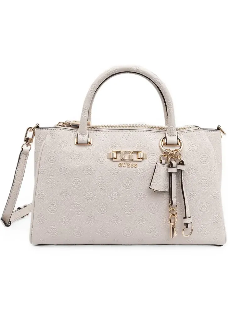 Guess Anise logo-embossed tote bag - Nude Nude