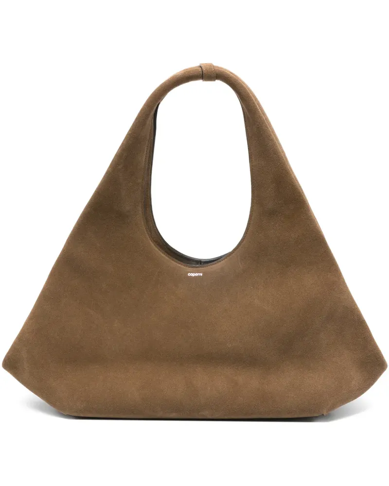 COPERNI suede top-handle tote bag - Braun Braun