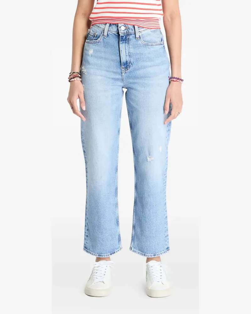 Tommy Hilfiger Gerade Layla Jeans mit hohem Bund - Blau Blau