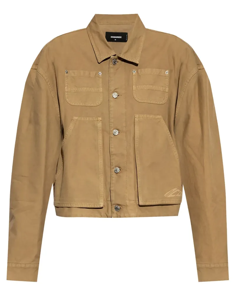 Dsquared2 Jacke aus Baumwolle - Nude Nude
