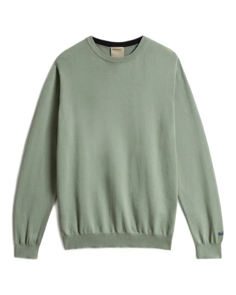 Woolrich Sweatshirt mit Logo-Stickerei - Grün Grün