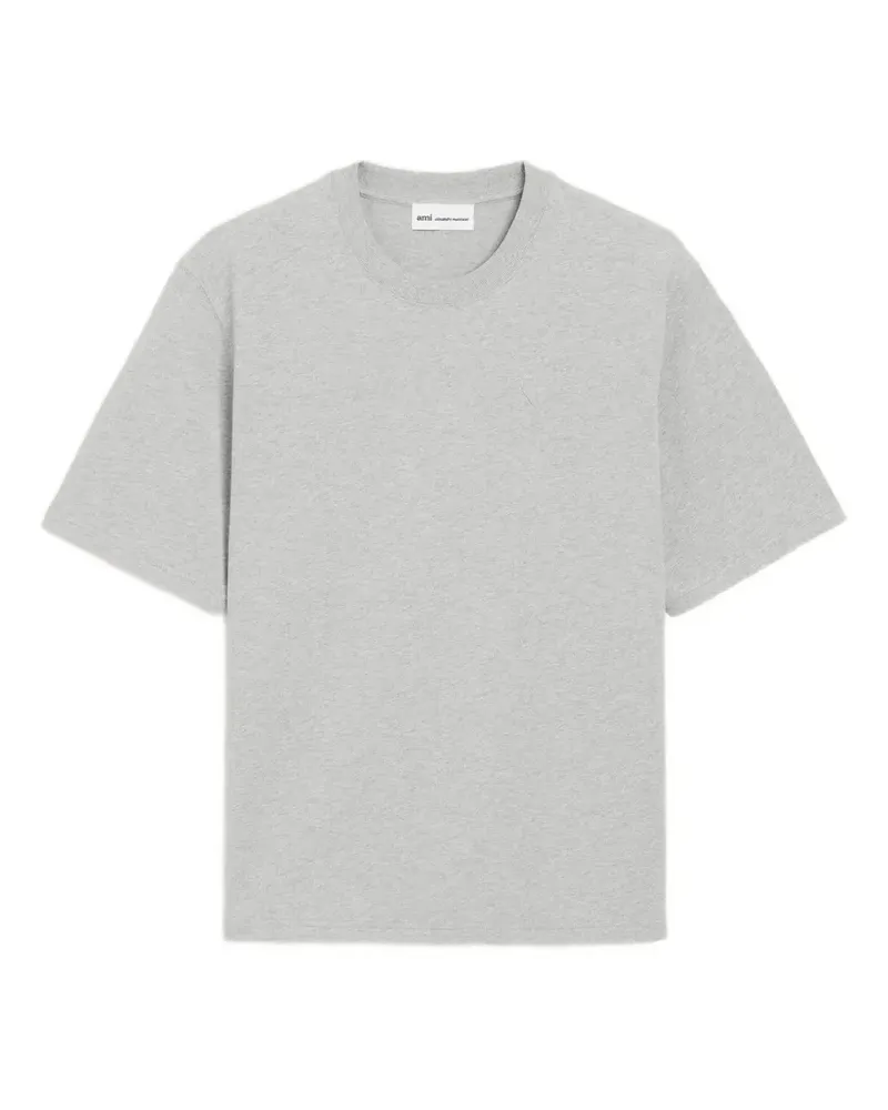 AMI Paris Ami de Coeur embossed t-shirt - Grau Grau