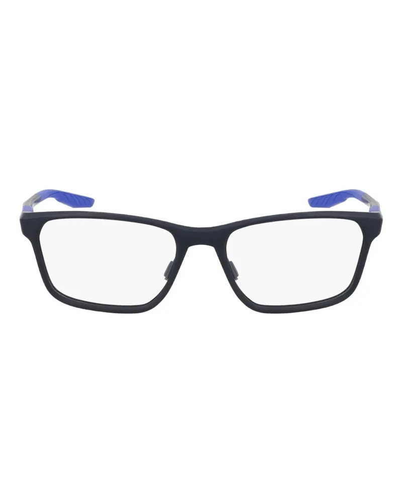 Nike Brille mit eckigem Gestell - Blau Blau