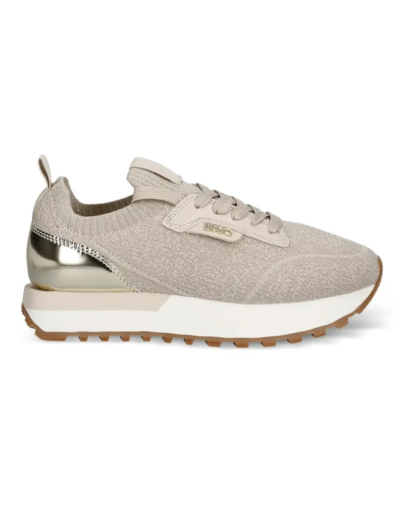 Liu Jo Sneakers mit Metallic-Einsatz - Nude Nude