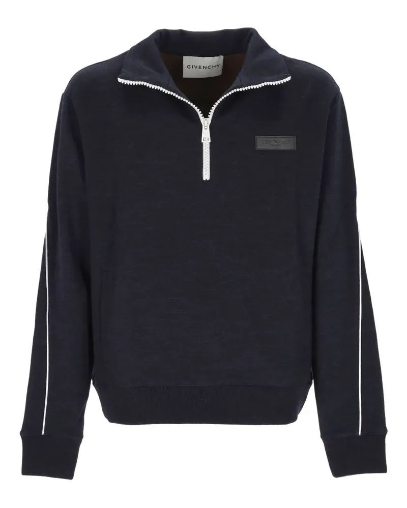 Givenchy Pullover mit Reißverschlussdetail - Blau Blau