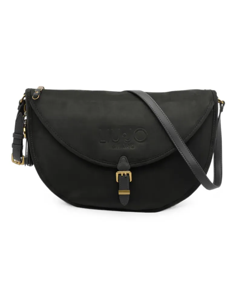 Liu Jo logo-embossed buckle cross body bag - Grün Grün