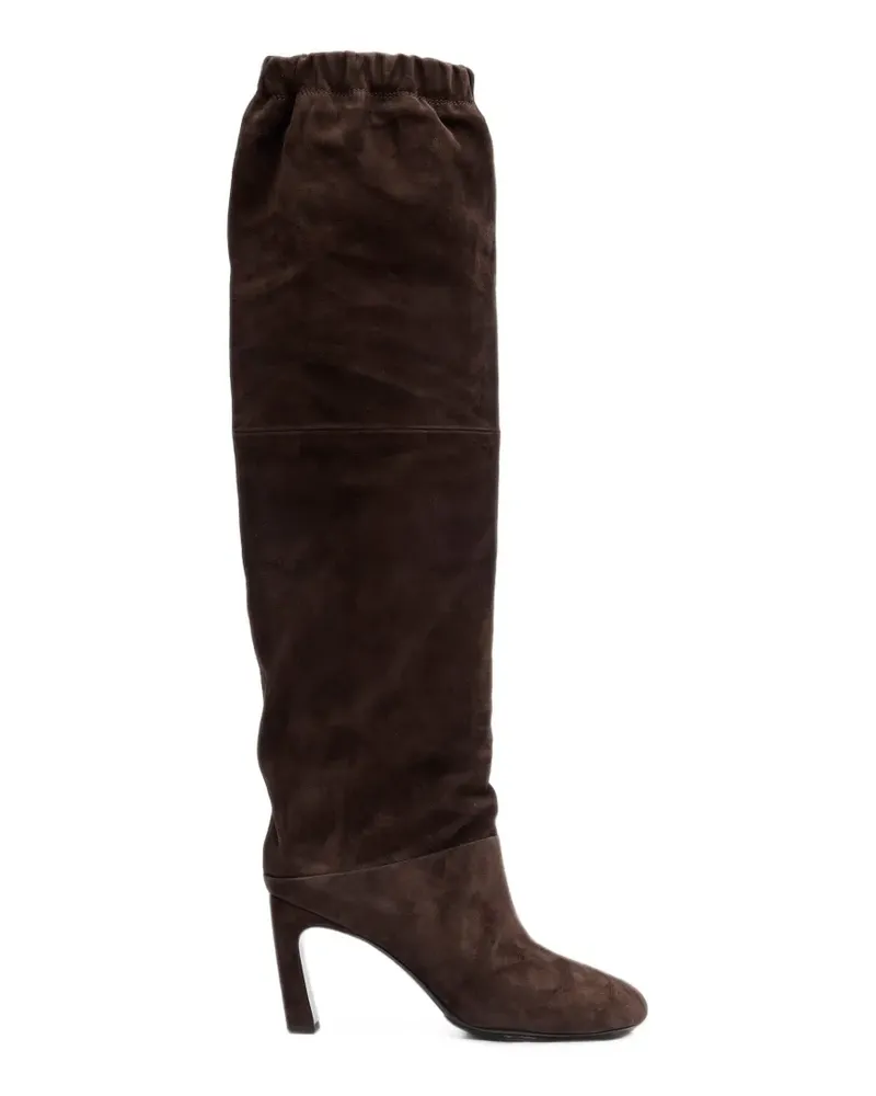 ash Kniehohe Eden Wildlederstiefel - Braun Braun