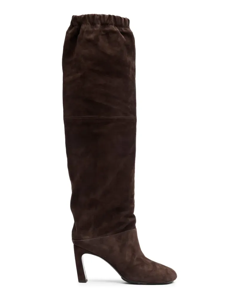 ash Kniehohe Eden Wildlederstiefel - Braun Braun
