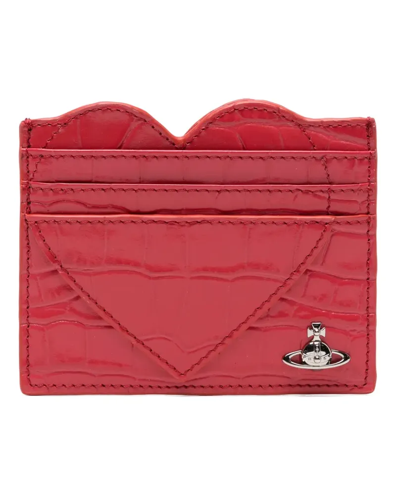 Vivienne Westwood heart-shaped card holder - Rot Rot