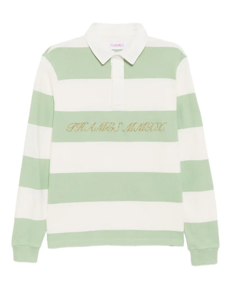 Thames MMXX. striped polo-shirt - Grün Grün