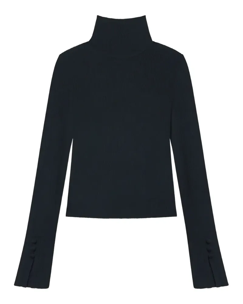 A.L.C. A C. Jett Pullover mit geknöpften Bündchen - Schwarz Schwarz