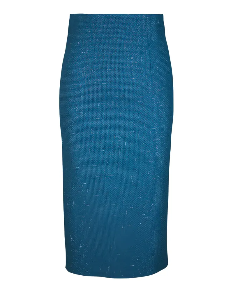 Kiton split pencil skirt - Blau Blau