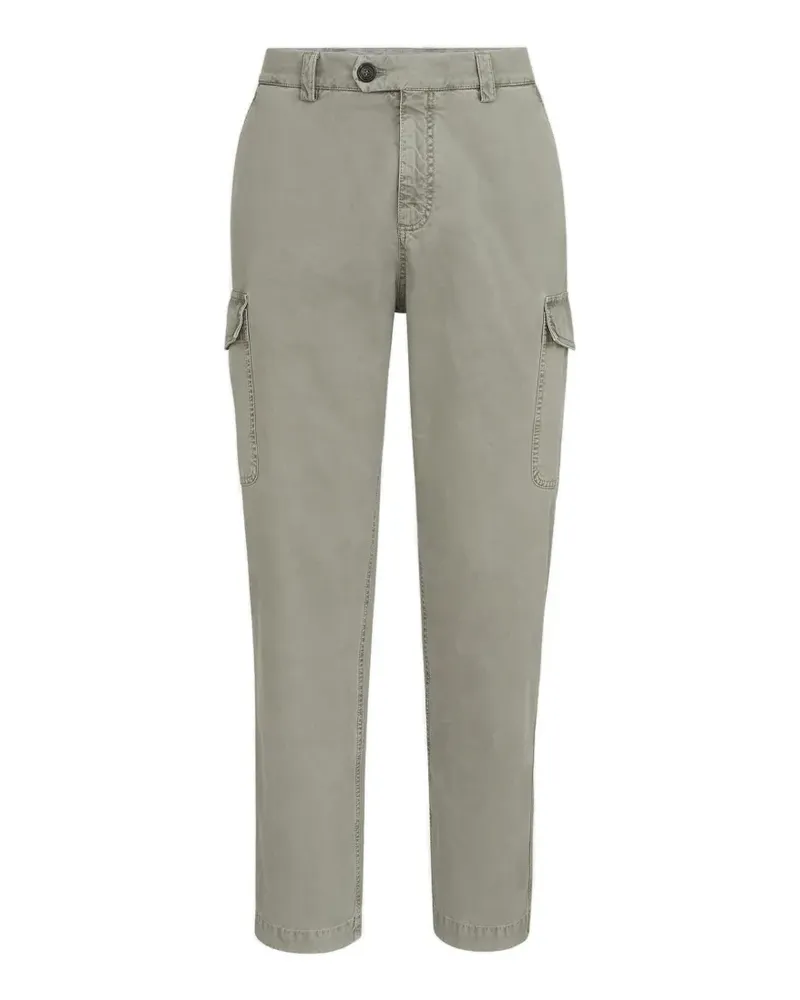 Brunello Cucinelli Hose aus Gabardine mit aufgesetzten Taschen - Grün Grün