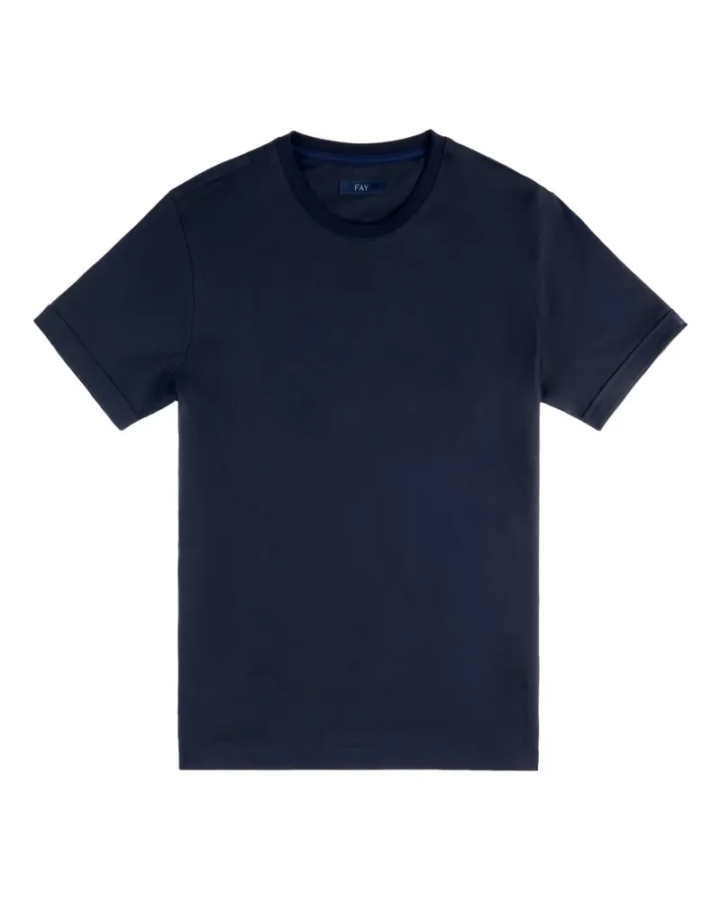 Fay crew-neck T-shirt - Blau Blau