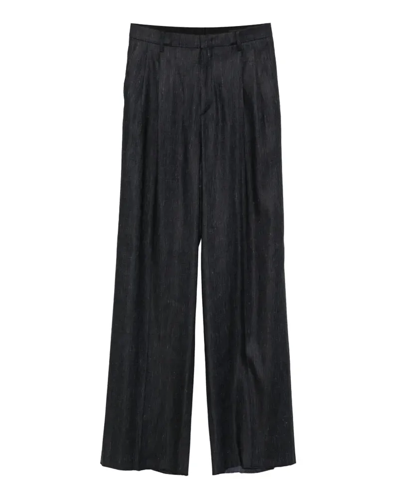 Tagliatore Ebony Hose mit Falten - Blau Blau