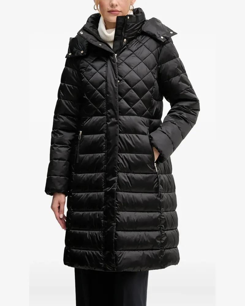 JOOP! Constance quilted hooded coat - Schwarz Schwarz