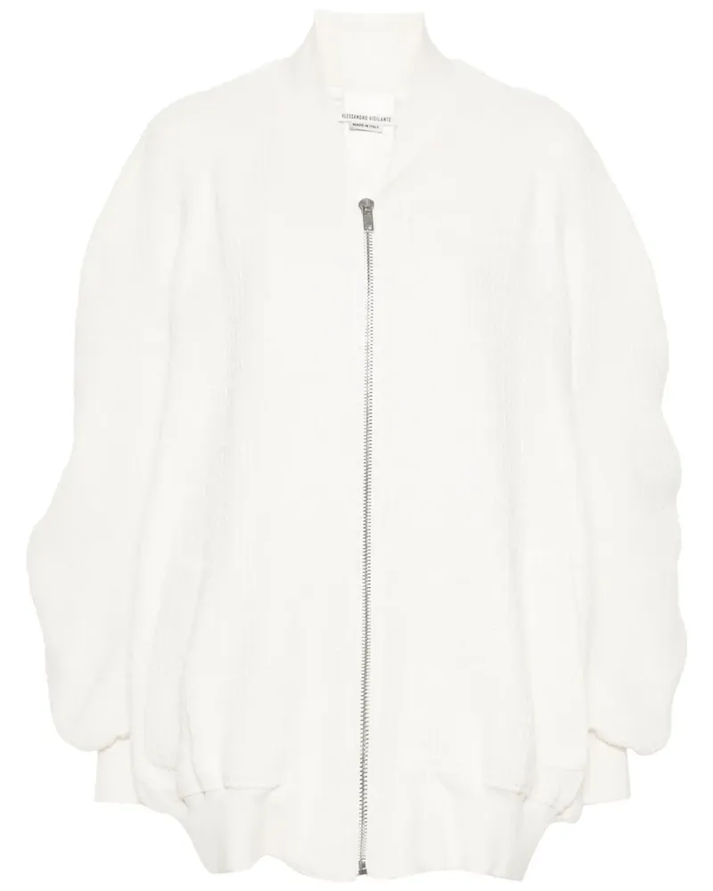 Alessandro Vigilante Bomberjacke mit Cut-Out - Nude Nude