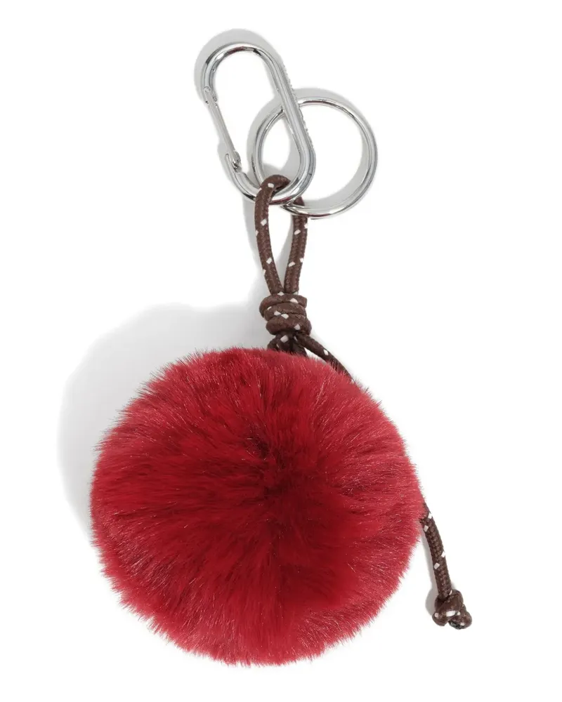 BIMBA Y LOLA Schlüsselanhänger mit Pompon - Rot Rot