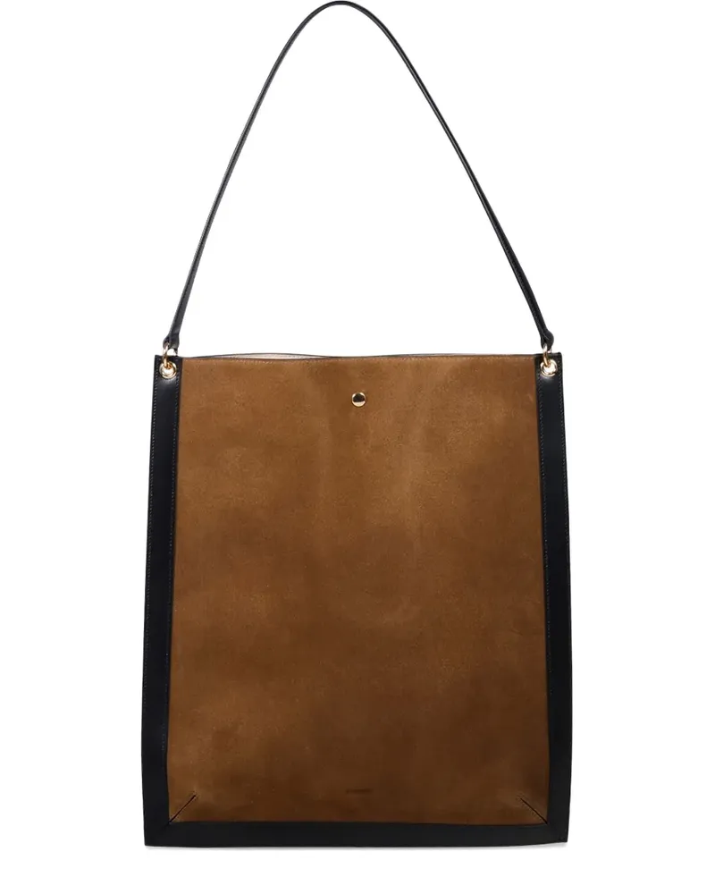 WANDLER Schultertasche aus Wildleder - Braun Braun