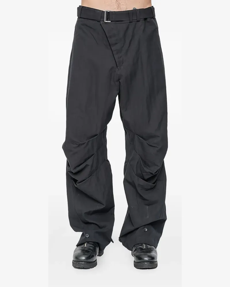 The Viridi-anne Hose mit Knöpfen - Schwarz Schwarz