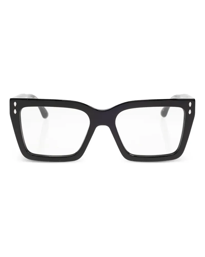 Isabel Marant Brille mit eckigem Gestell - Schwarz Schwarz