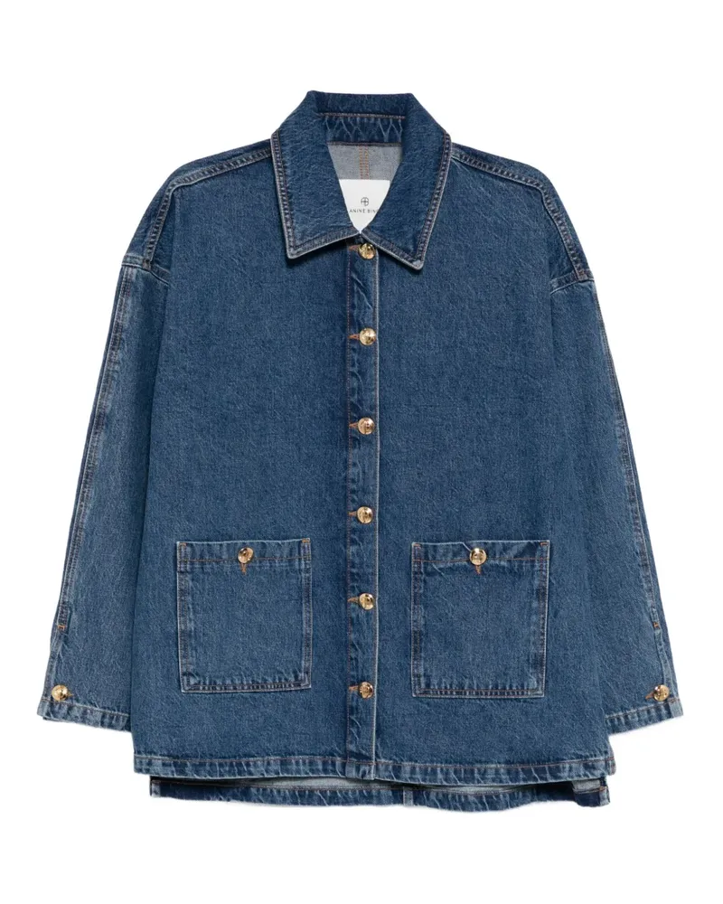 Anine Bing Luca Jeansjacke - Blau Blau