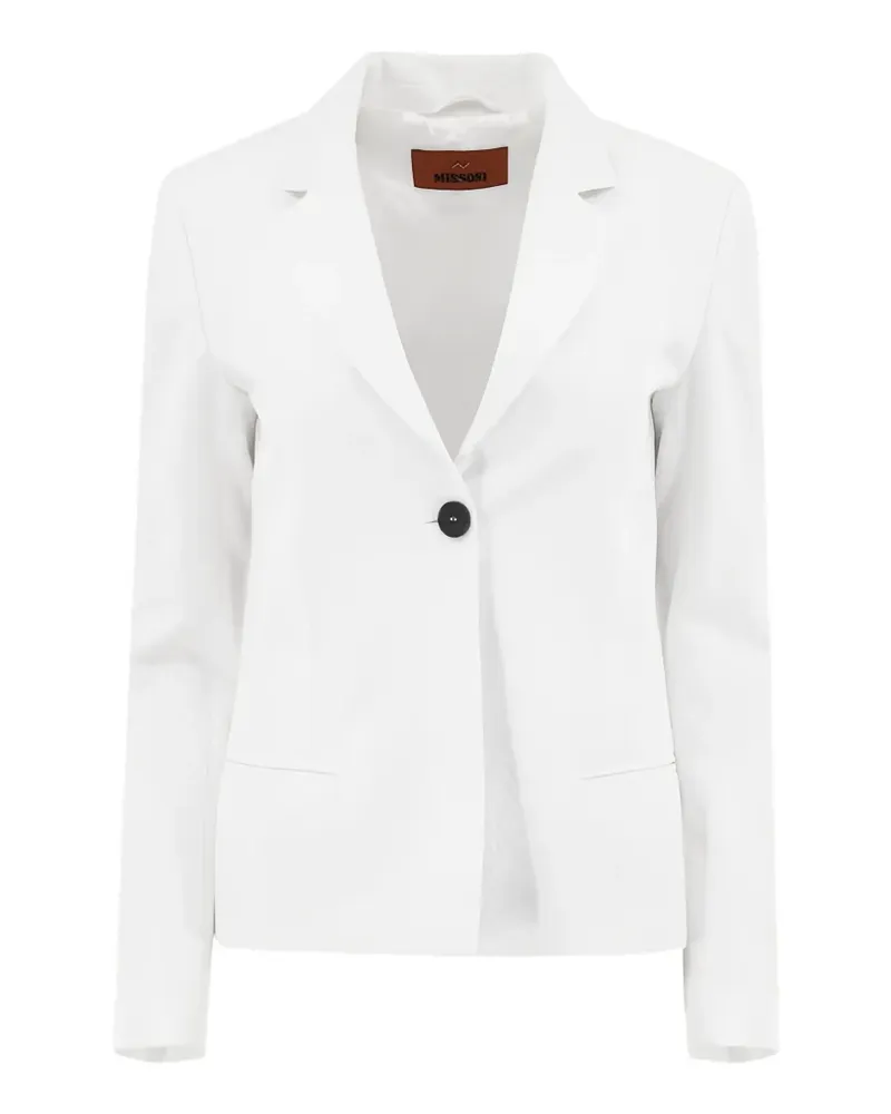 Missoni Einreihiges Sakko - Weiß Weiß